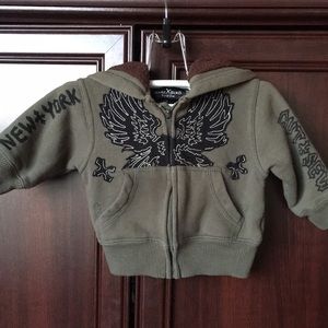 Mark Ecko boy’s jacket with hoodie size 6M